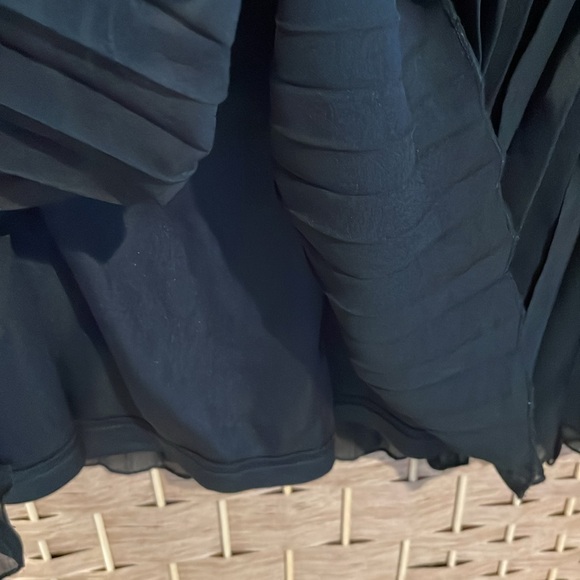 Sam Edelman Black Pleated Skirt Maxi Dress 4 - Picture 6 of 12